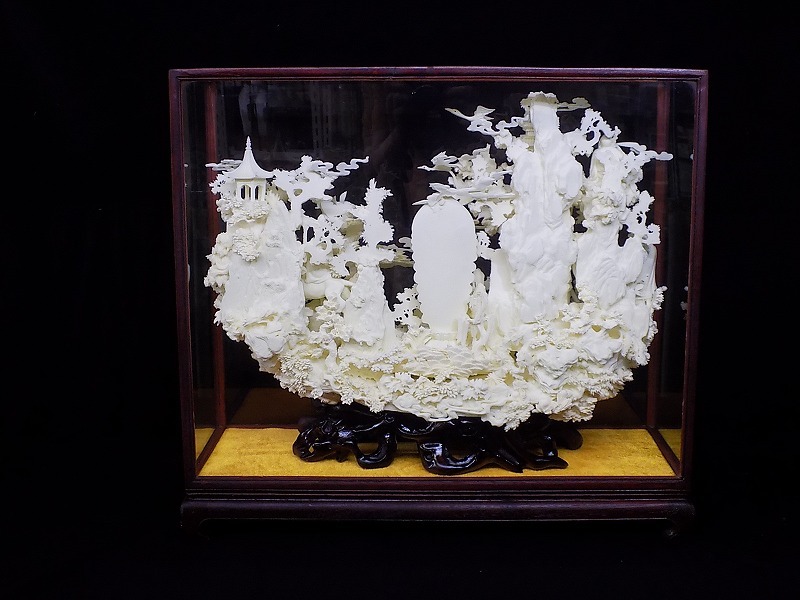 d285 稀少品 骨製 大黒様 饅頭根付 Nara d285 超絶技巧 稀少 骨製 観音
