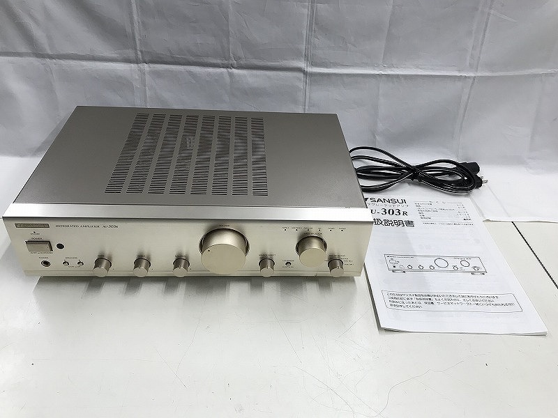【動作確認済】SANSUI サンスイ プリメインアンプ AU-303R サンスイ SANSUI プリメインアンプ AU-303R