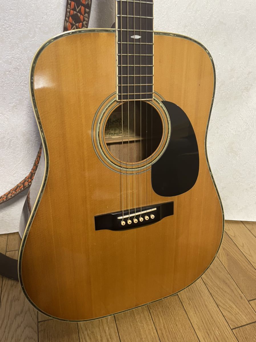 ☆スズキバイオリン製 Three S AE-30 アコースティックギター SUZUKI 