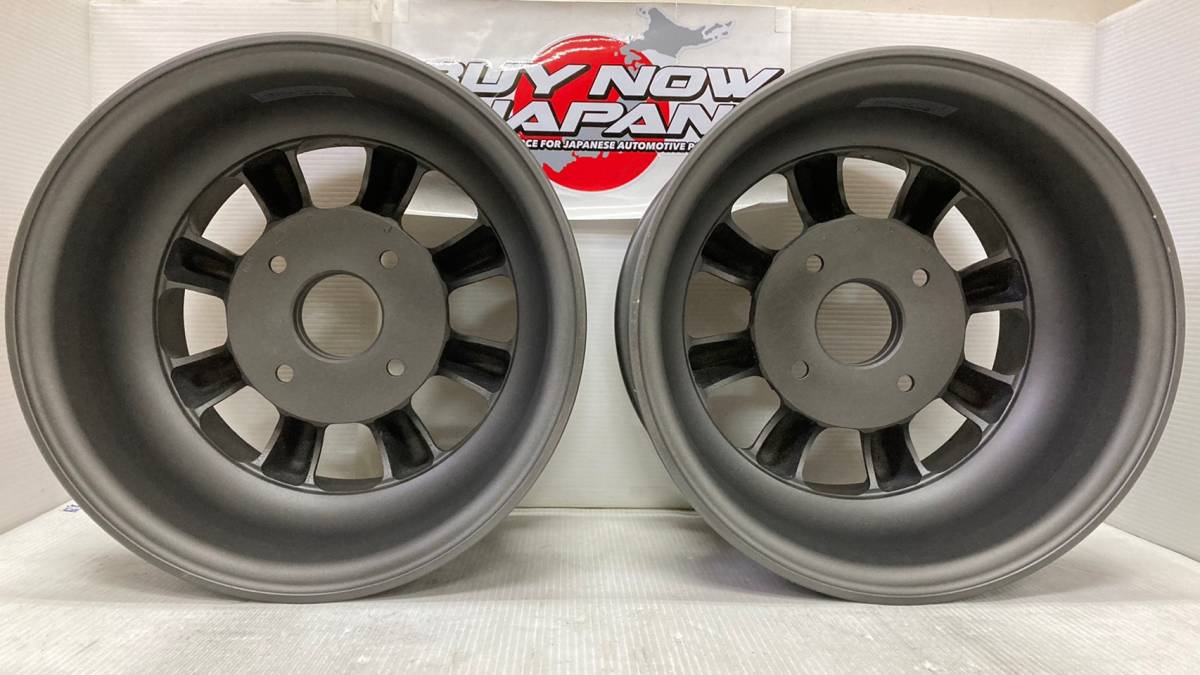 在庫有り】新品 / Watanabe R TYPE・13×8J・-6・114.3・4穴/ブラック 