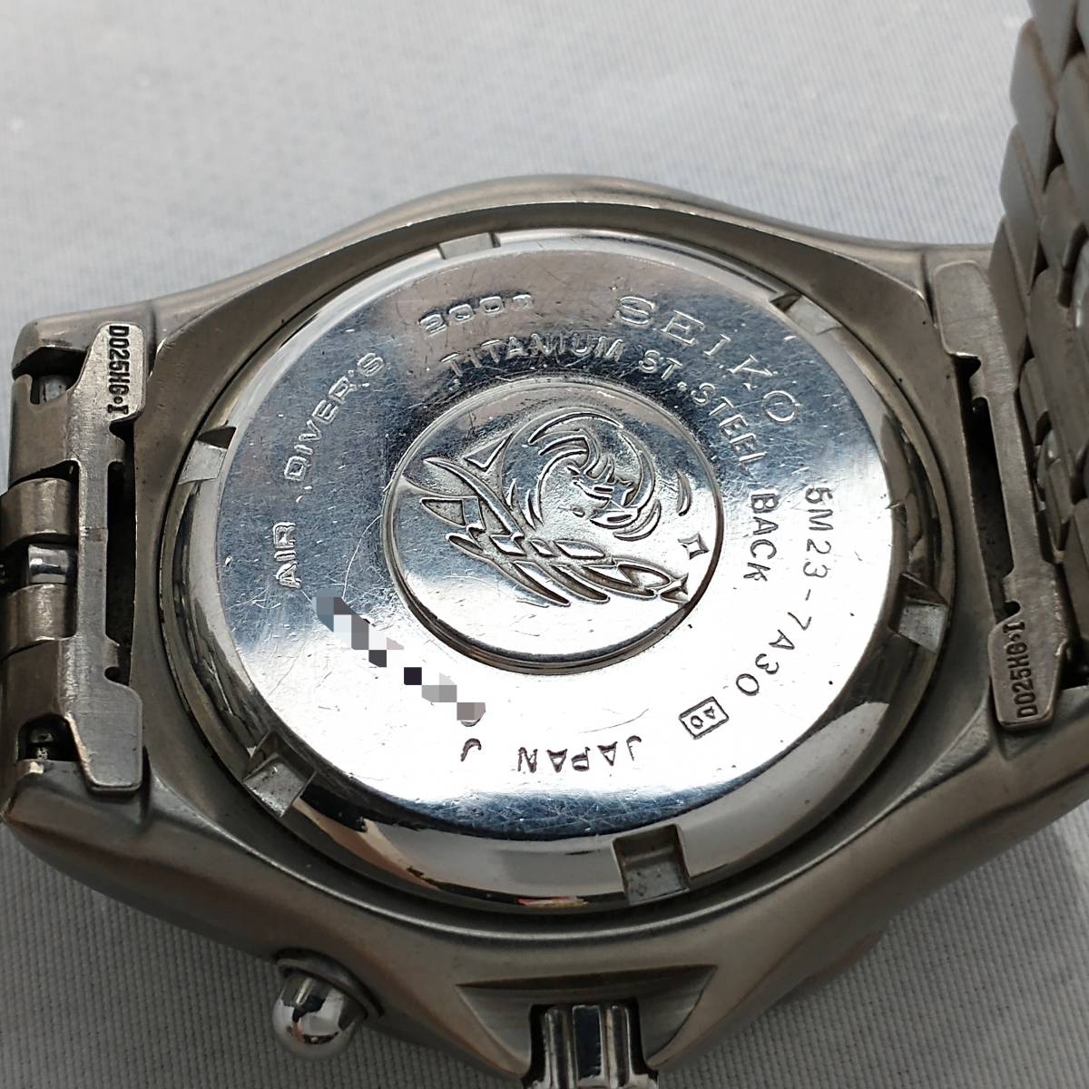 ジャンク SEIKO セイコー AGS SCUBA 200m スキューバ 5M23-7A30 腕時計 