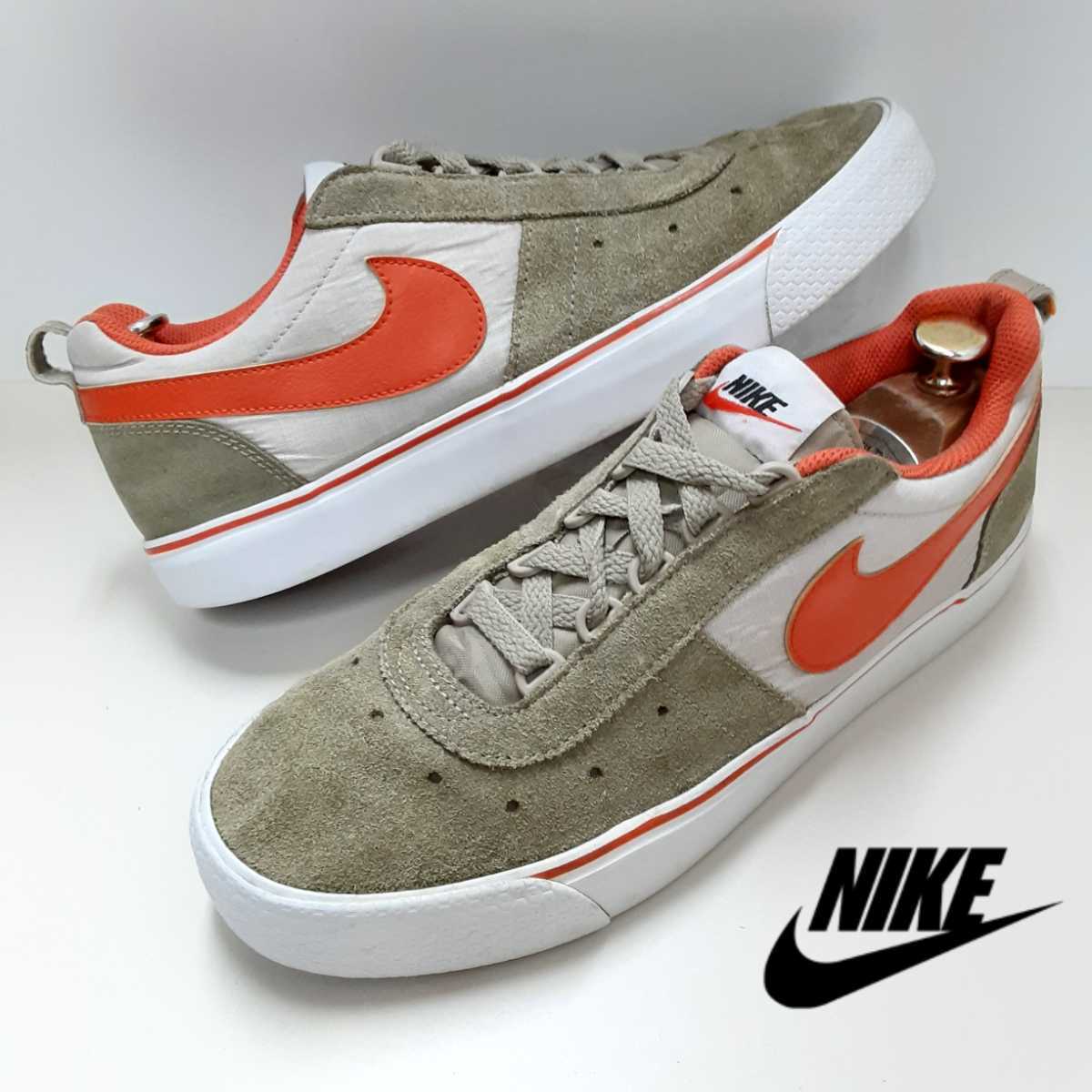 最値 早い者勝ち1点物 ナイキ Nike ハチ Low スニーカー ローカット シューズ カジュアル スケート 靴 カーキ ホワイト オレンジ 27cm 27 0cm 売買されたオークション情報 Yahooの商品情報をアーカイブ公開 オークファン Aucfan Com