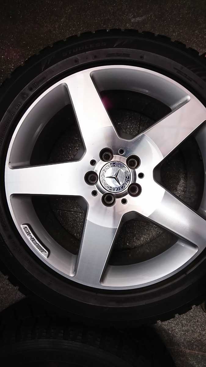 4本セット ベンツ 純正 AMG 19インチ 8.5J +59 112 スタッドレス  