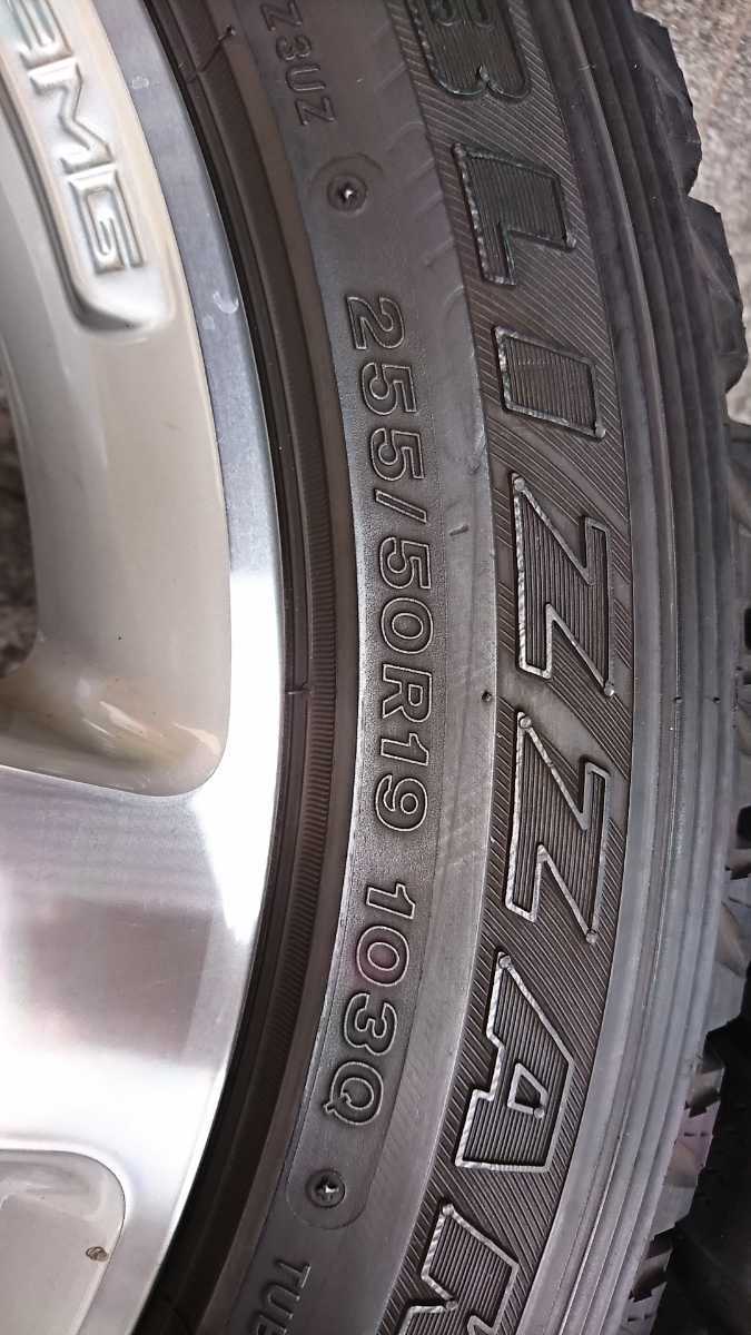 4本セット ベンツ 純正 AMG 19インチ 8.5J +59 112 スタッドレス 