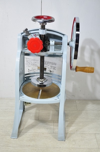 中古□初雪 Hatsuyuki 手動式 氷削機 ブロックアイススライサー HA-110