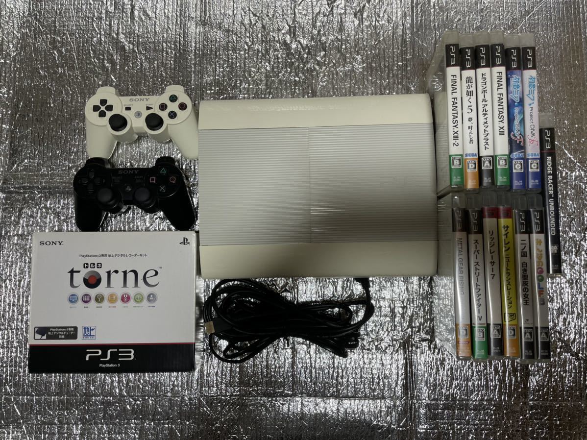 中古 プレイステーション3 CECH-4000B トルネ ソフト多数 PS3 CECH 