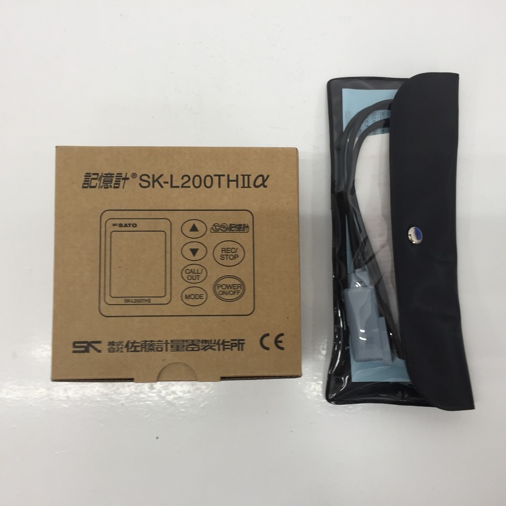 品質保証，本物保証 SATO 佐藤計量器製作所 データローガー記憶計 II型 温湿度タイプ 温湿度分離型センサ付 SK-L200THII&alpha; SK-L200TH2&alpha; 品(環境測定器)｜売買されたオークション情報、yahooの商品情報をアーカイ 環境測定器