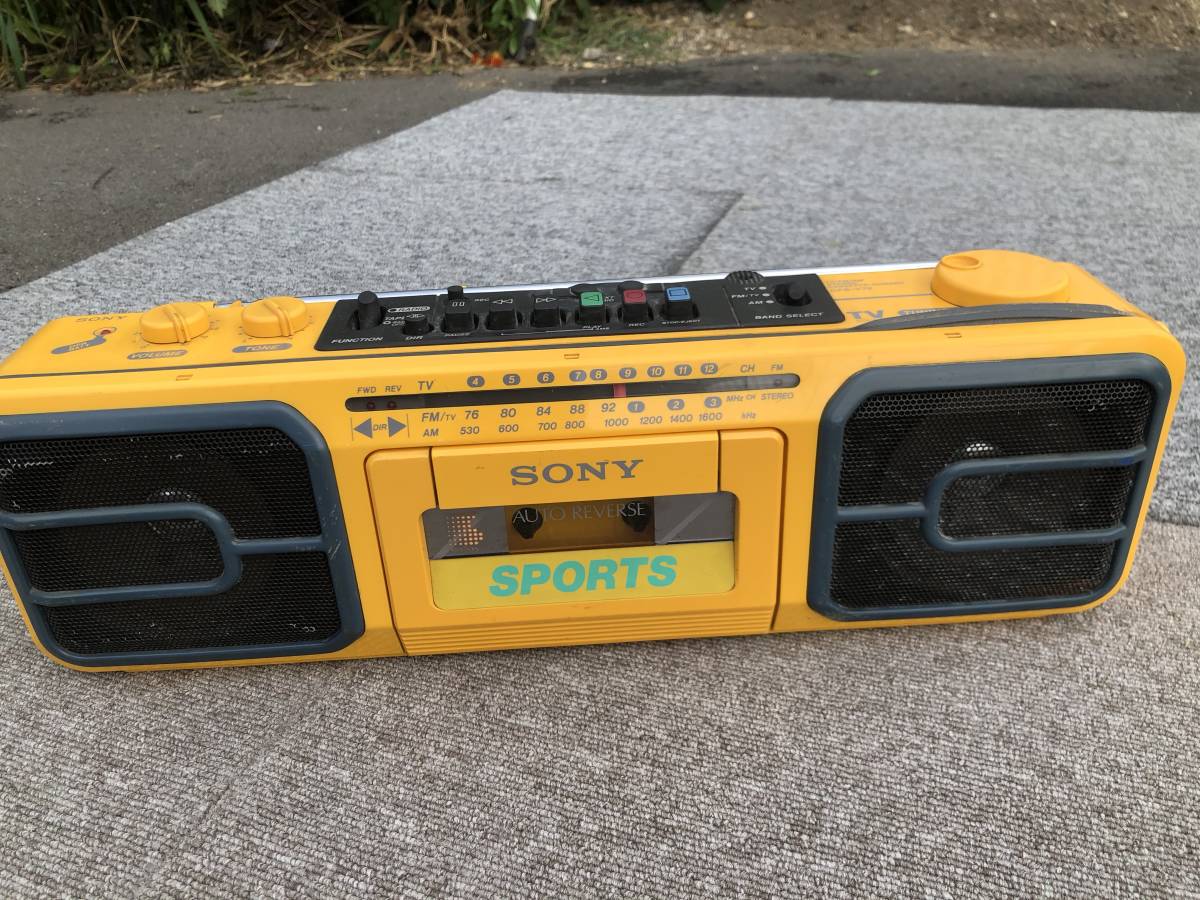 ◇◇SONY ソニー CFS−V75 ラジカセ◇◇ カセットデッキ
