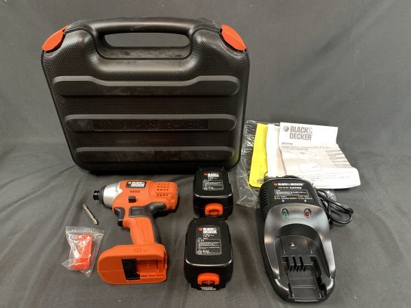 セール，得価 0u1H27A041 BLACK & DECKER SX5120 インパクトドライバー コードレス 12V ブラック＆デッカー(セット)｜売買されたオークション情報、yahooの商品情報をアーカイブ公開 - オークファン セット