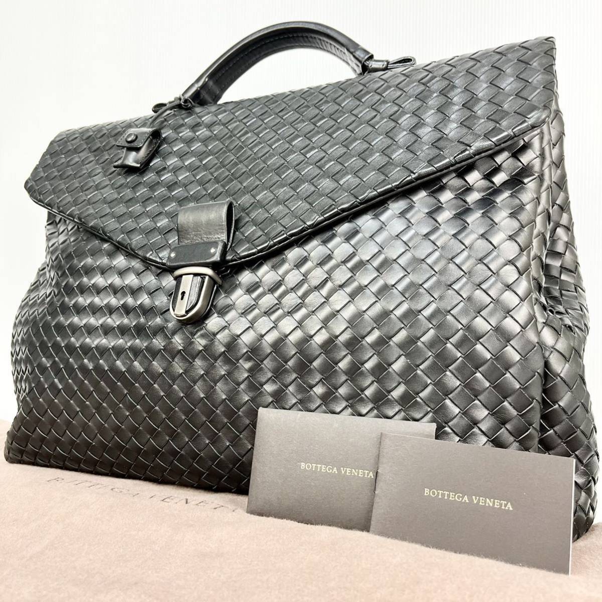 送料無料，限定SALE 1円 極 ボッテガヴェネタ BOTTEGA VENETA メンズ イントレチャート ブリーフケース ビジネスバッグ 鍵付き ブラック 黒 通勤(かばん、バッグ)｜売買されたオークション情報、yahooの商品情報をア 男性用