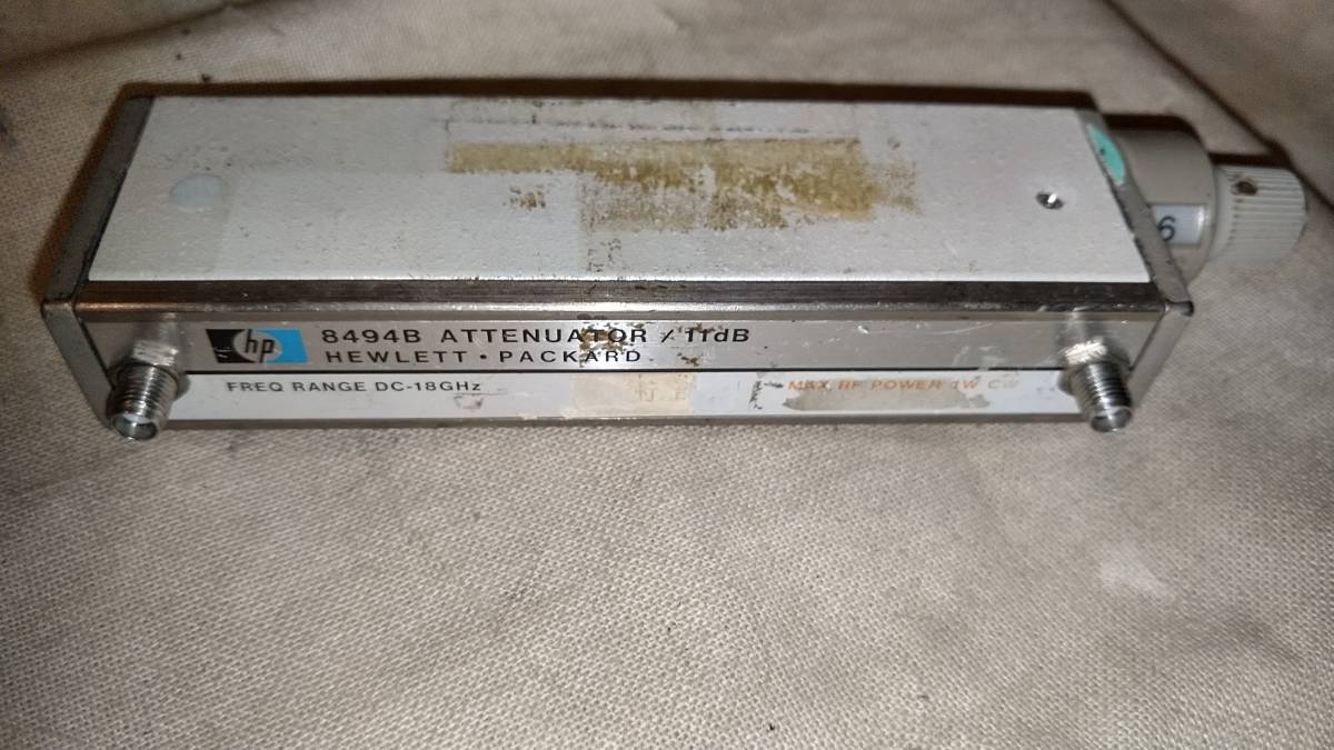 Agilent Keysight | hp 8494B Instruments Alltest 8494A DC～4GHz 