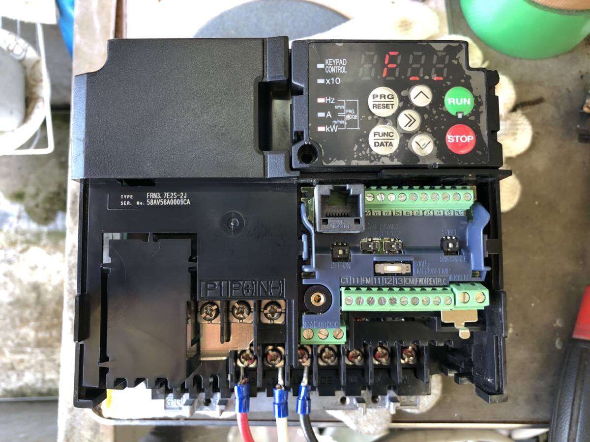 通電確認済み 富士電機 Fuji 低圧インバータ frn3.7e2s-2j 3.7kW 3相200V 3相240V FRENIC-Aceシリーズ
