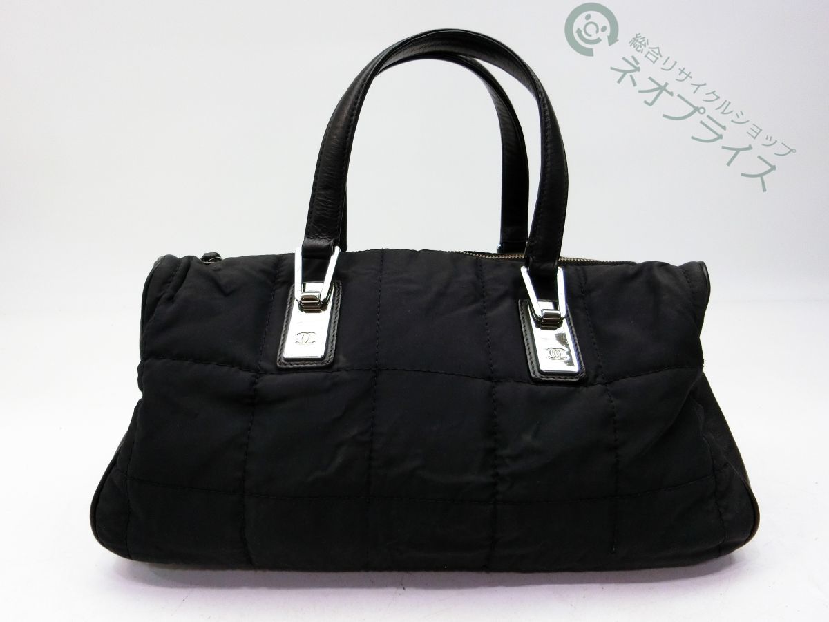 シャネル チョコバー CHANEL ショルダーバッグ ナイロン レディース 