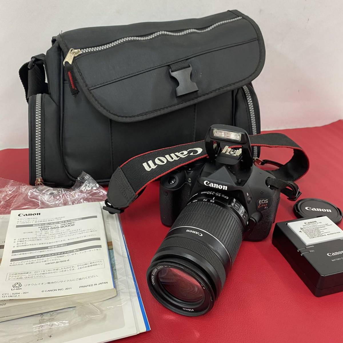 ジャンク品】Canon EOS Kiss X5 本体・EFS55-250mm ジャンク】Canon