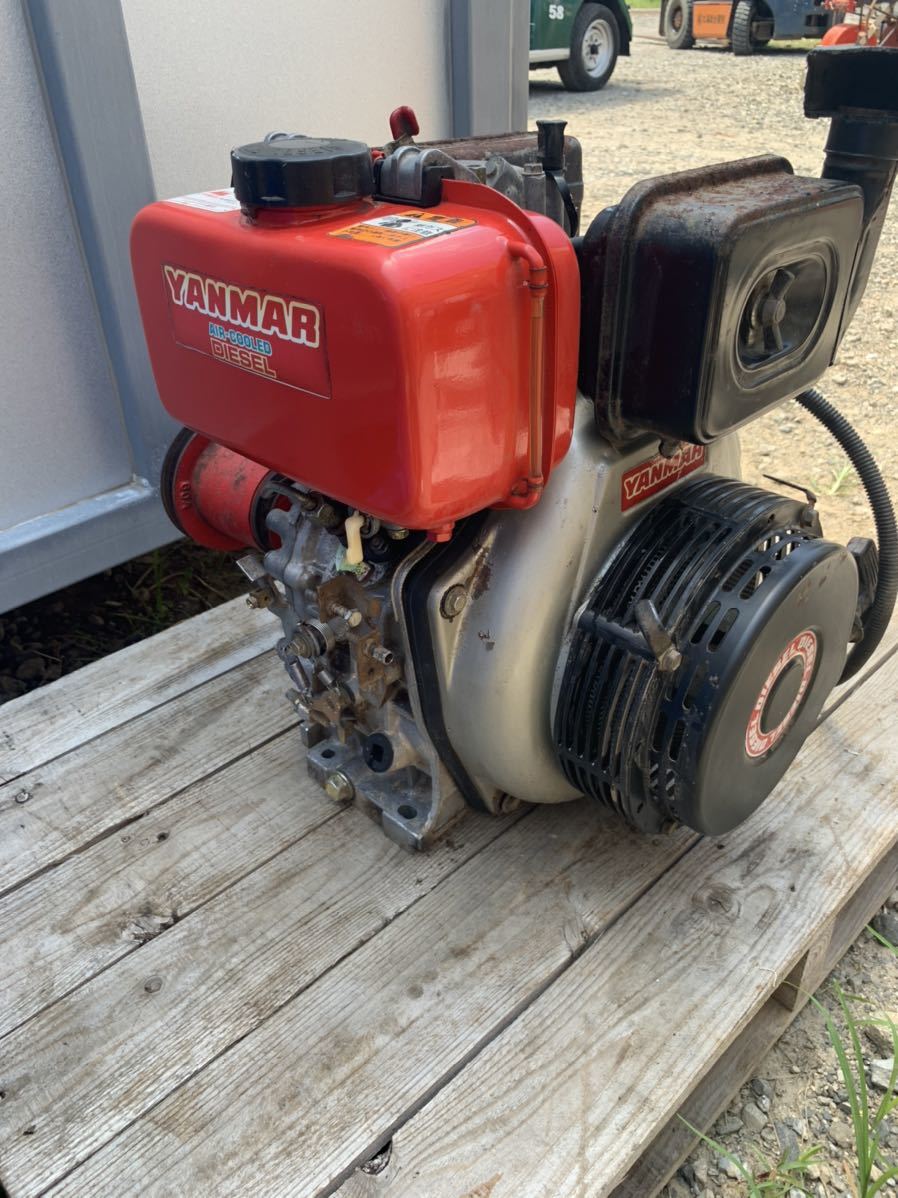 ヤンマー YANMAR ディーゼルエンジン L60ASEP 実働品 空冷 セル付｜花 