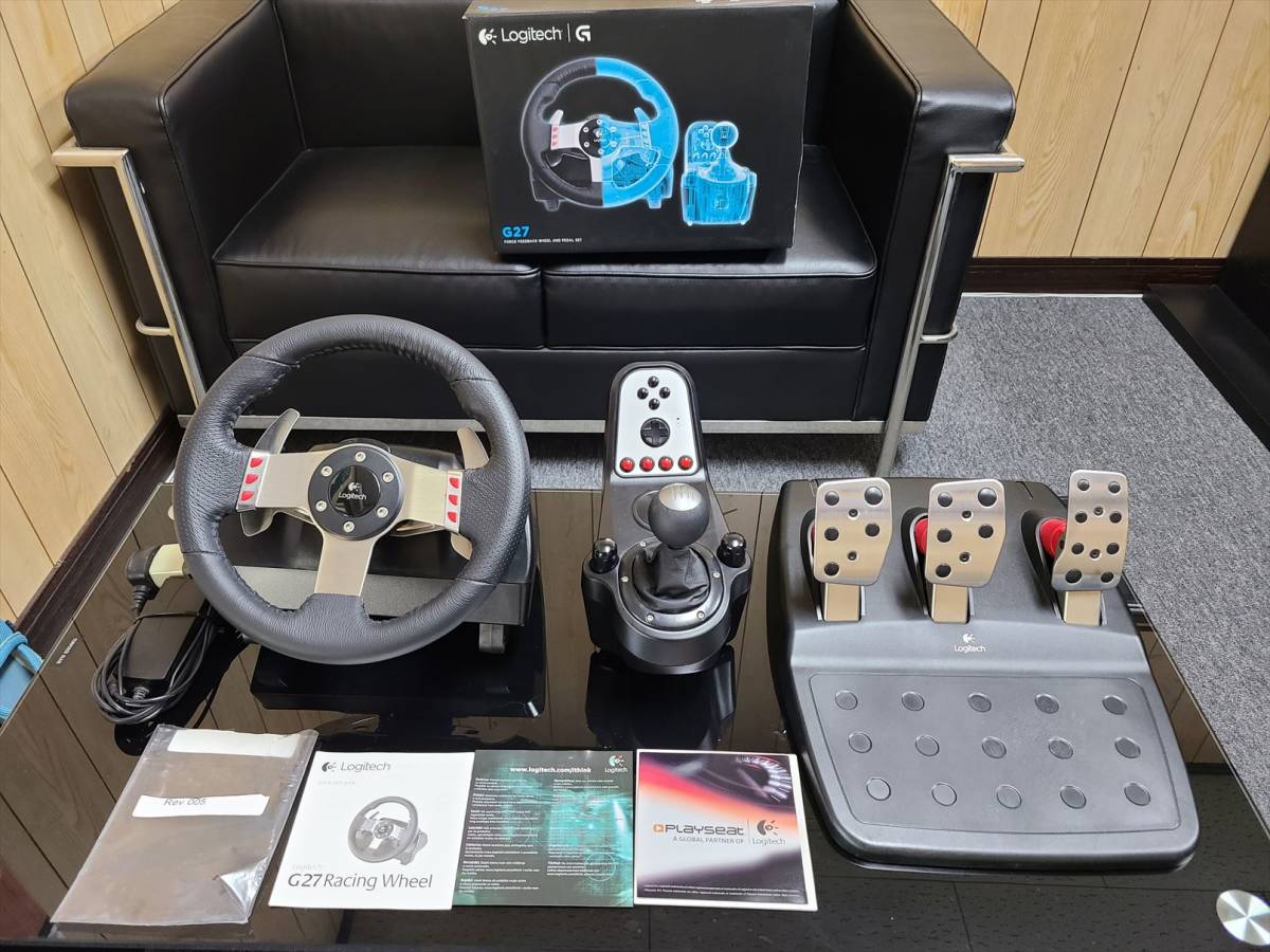 Logutech ハンドルコントローラ G27 ステアリングコントローラー
