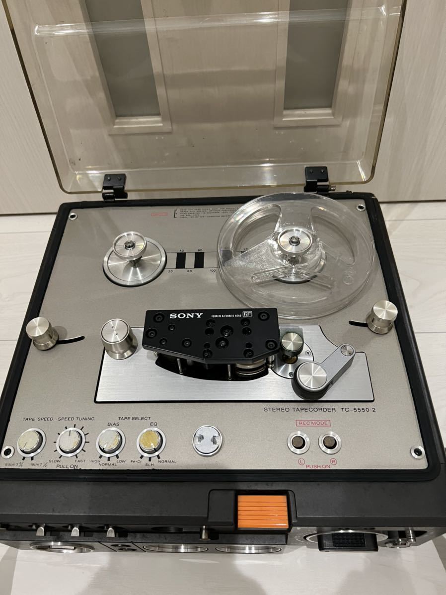 TC-5550-2 SONY ソニー tc-5550-2」(オープンリールデッキ ポータブル
