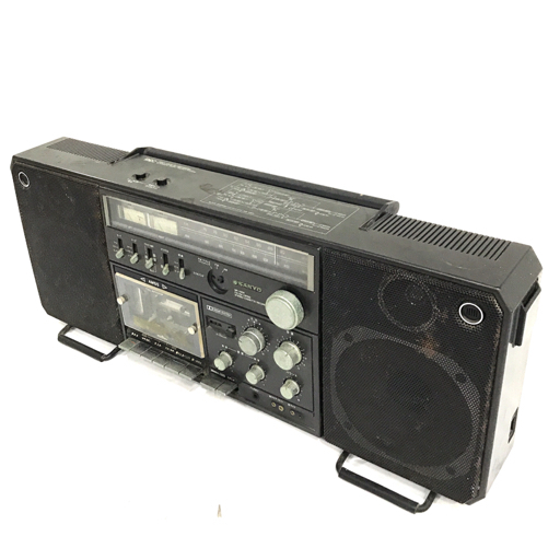 SANYO MR-X900 ラジオ カセット レコーダー ラジカセ 昭和レトロ 通電