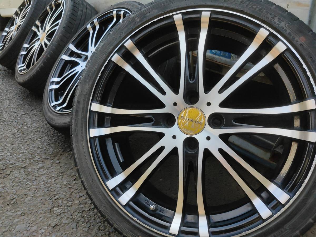 205/40R17 FLAGRADOタイヤ アルミホイール 4本セット フラグラード