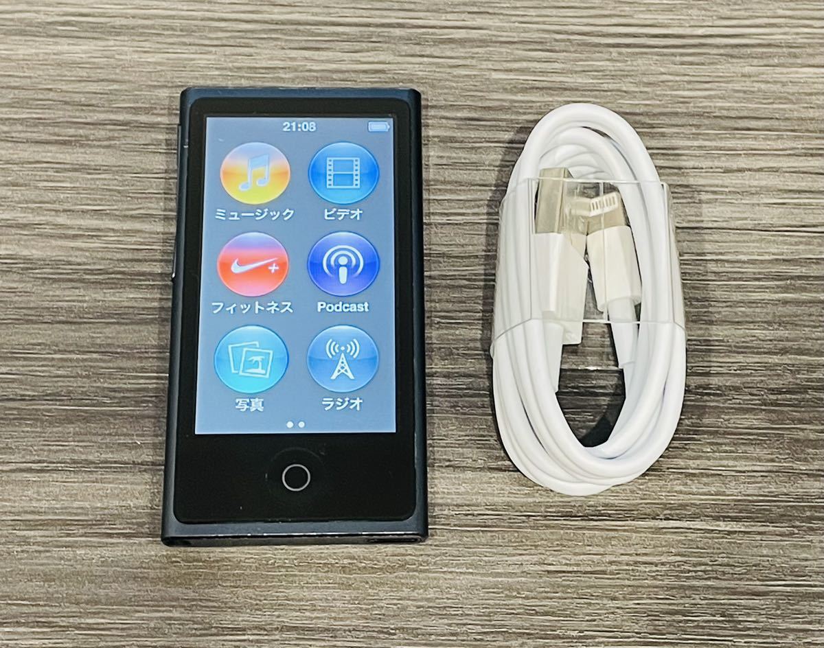 極美品】IPOD NANO 16GB 第7世代 スペースグレイ アップル 【公式通販】