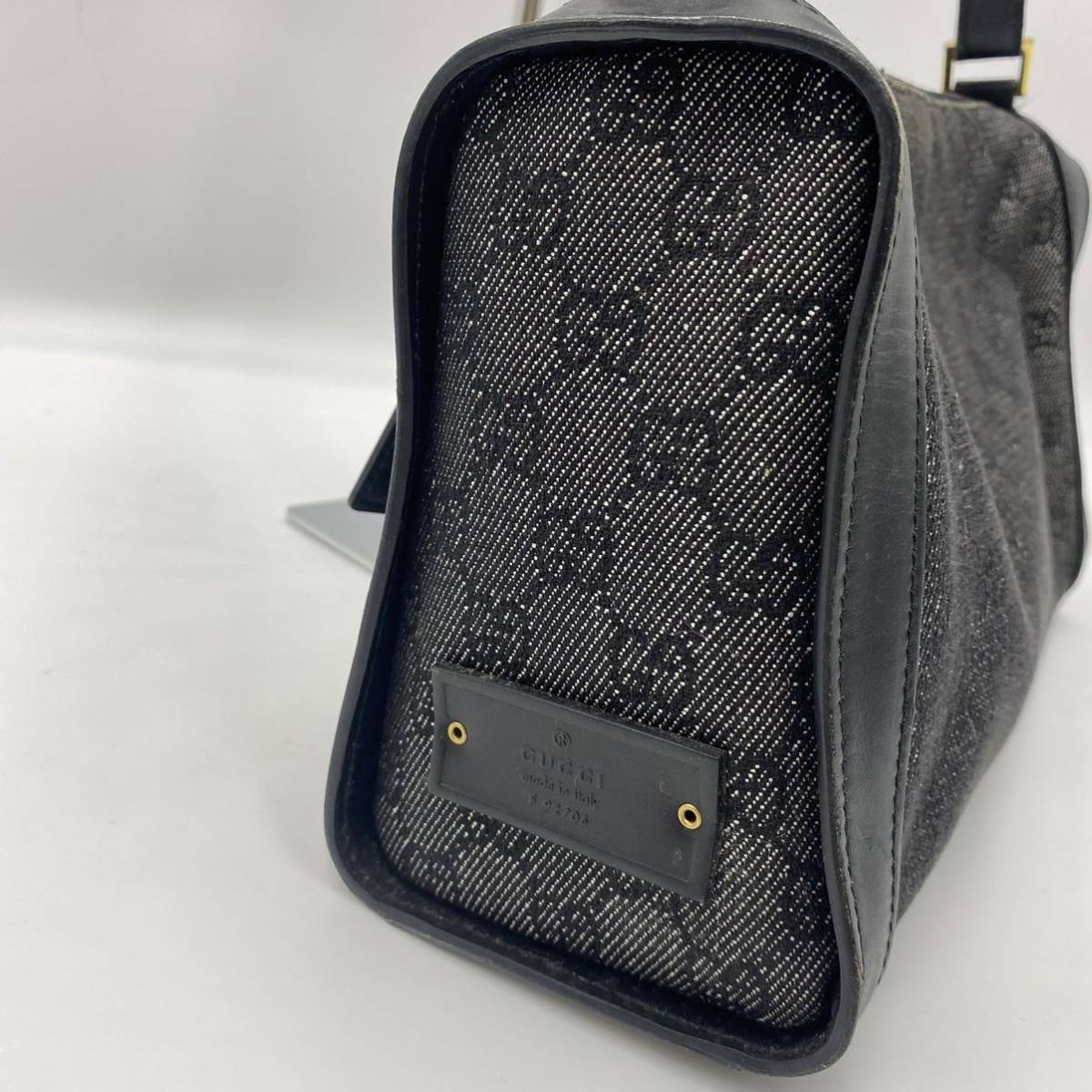 良品 グッチ GUCCI ワンショルダーバッグ 92706 GGキャンバス レザー 