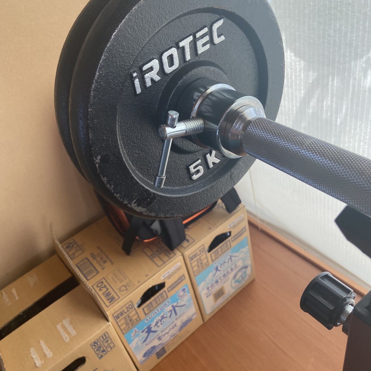 美品・引取限定IROTEC アイロテックダンベル＆ベンチプレス70kg