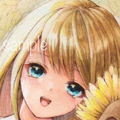 手描きイラスト - オリジナル Yahoo!オークション A4サイズ 手描き