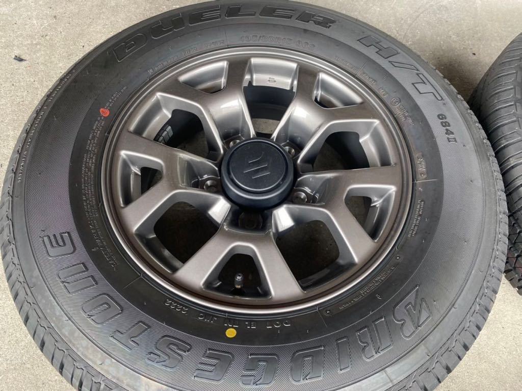 新車外しJB74Wジムニーシエラ純正アルミホイール・タイヤセット 1本④