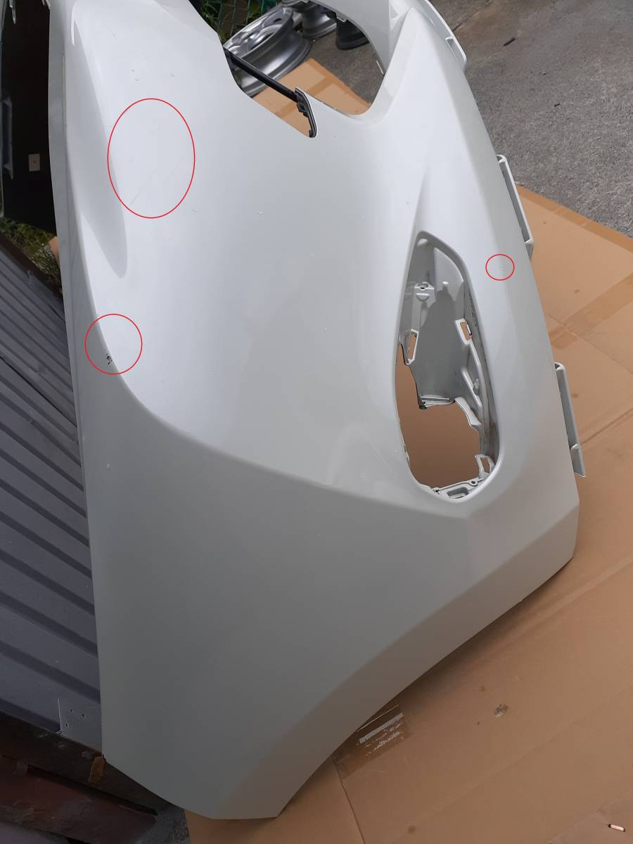 トヨタ　ハリアー　ZSU60Wフロントバンパー ハリアー フロントバンパー トヨタ ZSU60W&frasl;ZSU65W&frasl;AVU65W ホワイト パーツ