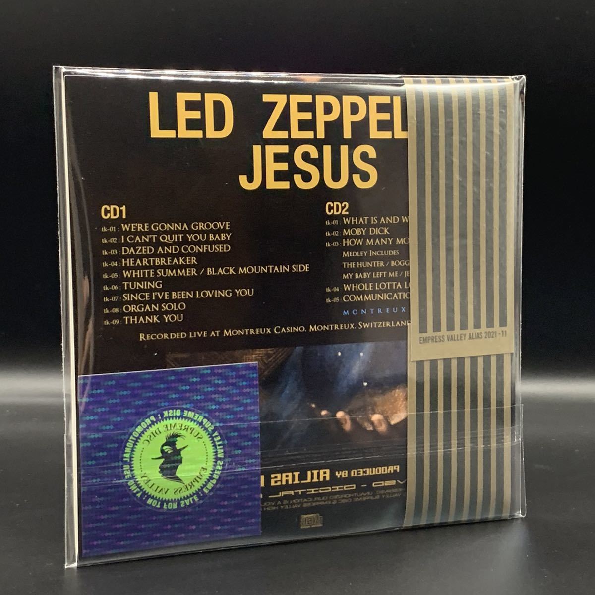 LED ZEPPELIN JESUS 「ジュデアのジェズス」 2CD 工場プレス銀盤CD