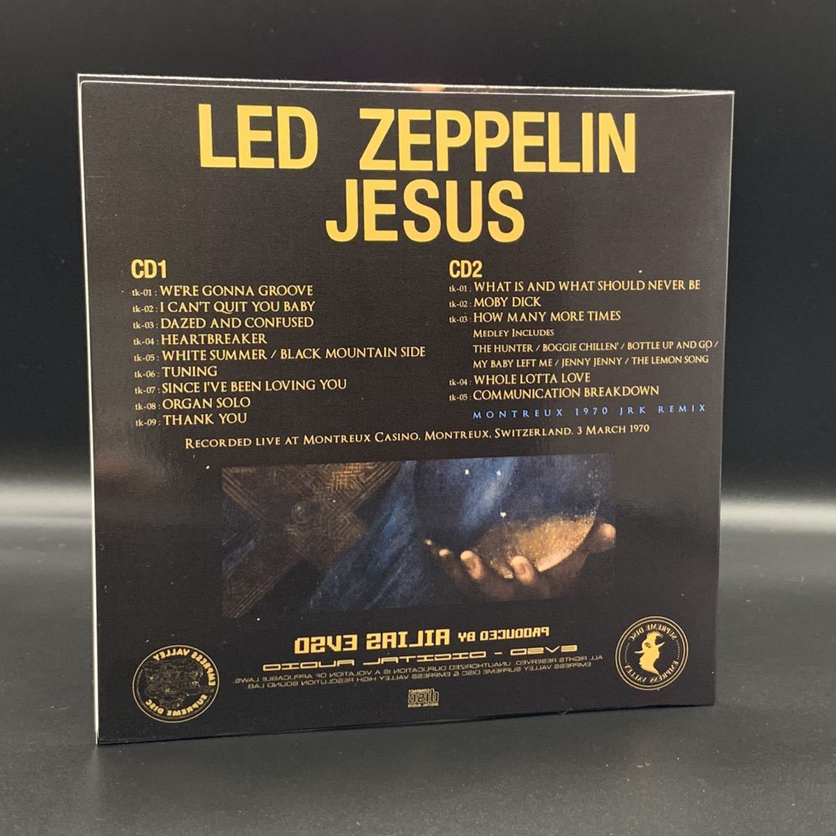 LED ZEPPELIN JESUS 「ジュデアのジェズス」 2CD 工場プレス銀盤CD