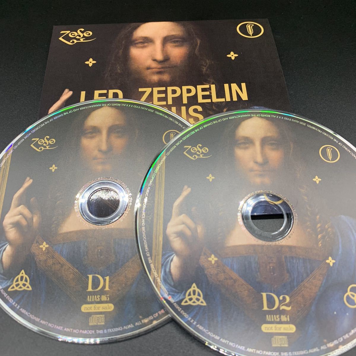 LED ZEPPELIN JESUS 「ジュデアのジェズス」 2CD 工場プレス銀盤CD