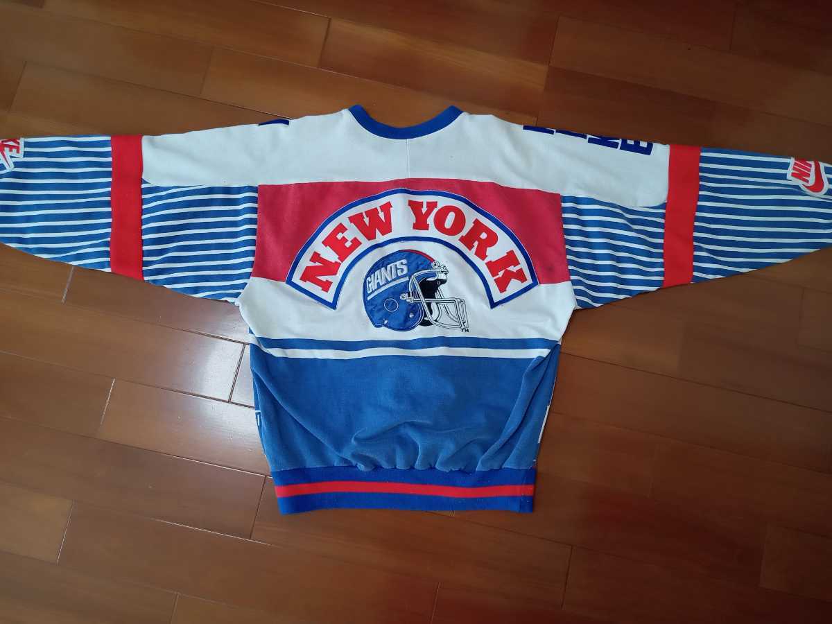 激レア》ナイキ NIKE 銀タグ ☆ USA製 緑 刺繍ロゴ スウェット 90s USA