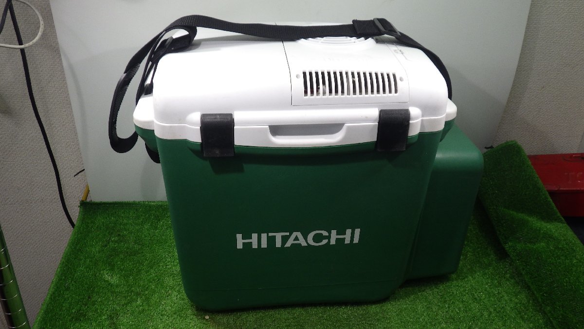 コード補修あり★日立　コードレス冷温庫　充電式　ACアダプタ　車載用DCコード　UL18DSL　本体　中古品 AC コード補修あり☆日立 コードレス冷温庫 ACアダプタ 車載用DC 在庫あり！純正品・新品日立掃除機コードレス