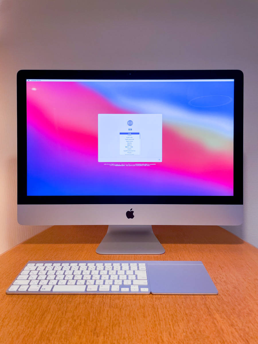 iMac(21.5-inchi，late2013) MacOS Catalina バージョン10.57.7