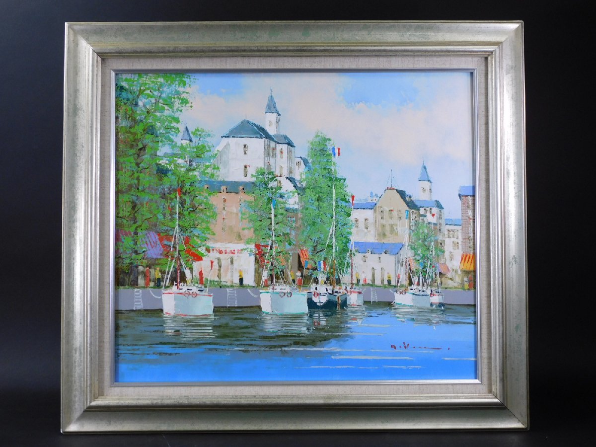 水彩画のボート額装済み 漁船の水彩画額装済み F6サイズ 原画 - メルカリ