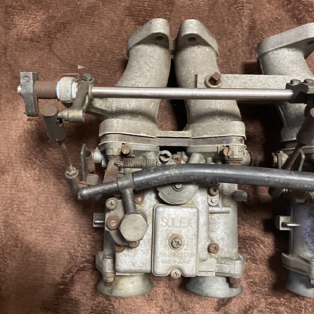 SOLEX ソレックス 40パイ インマニ付 L型 L20 L24 ハコスカ ケンメリ