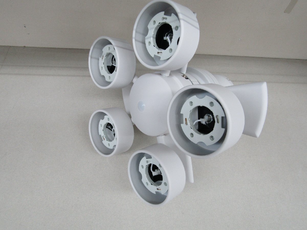 DAIKO LEDシーリングファン CSF-580W 4枚羽根 LED電球(電球色) 5灯 