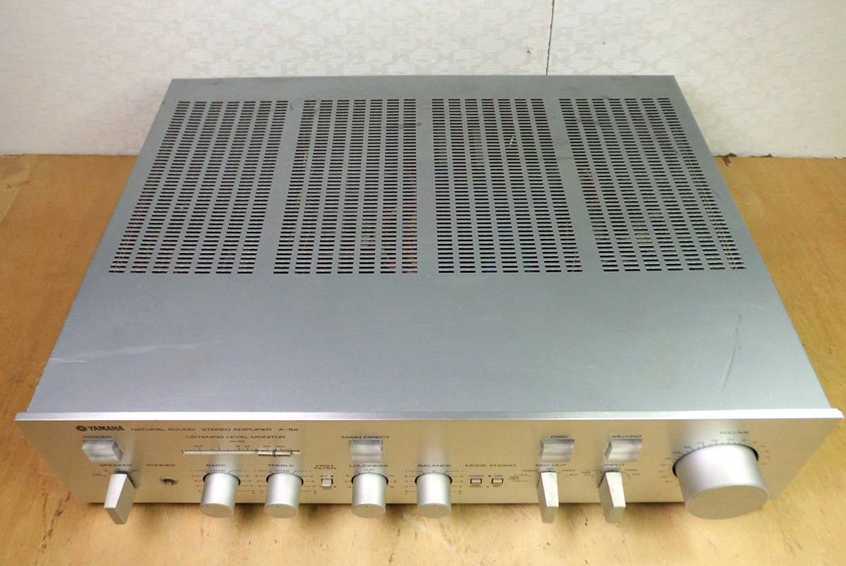 YAMAHA A-6a プリメインアンプ 整備済み ジャンク扱い ヤマハ YAMAHA プリメインアンプ A-6a Natural SOUND STEREO AMPLIFIER