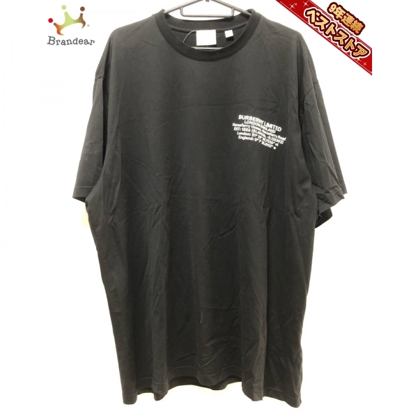 BURBERRY LONDON ENGLAND メッセンジャーバッグ 肩掛け レディースファッション バーバリーロンドンイングランド BURBERRY LONDON ENGLAND 半袖Tシャツ サイズXL - 黒 メンズ 21AW/ロケーションプリント/オーバーサイズ