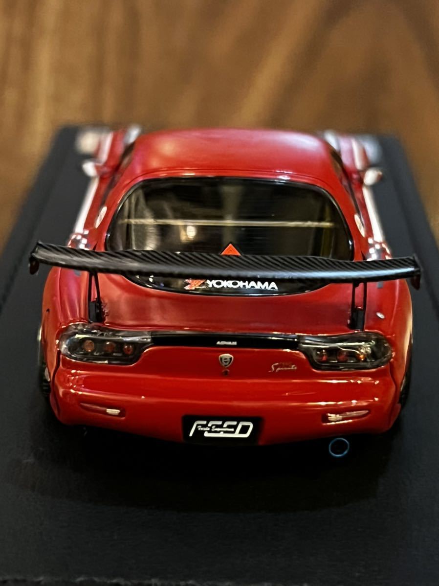 イグニッションモデル IG2183 1/43 FEED RX-7 FD3S 魔王 Red With