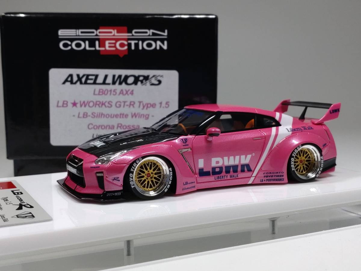 AXELLWORKS特注アイドロン(メイクアップ)1/43 LB☆WORKS GT-R Type 1.5