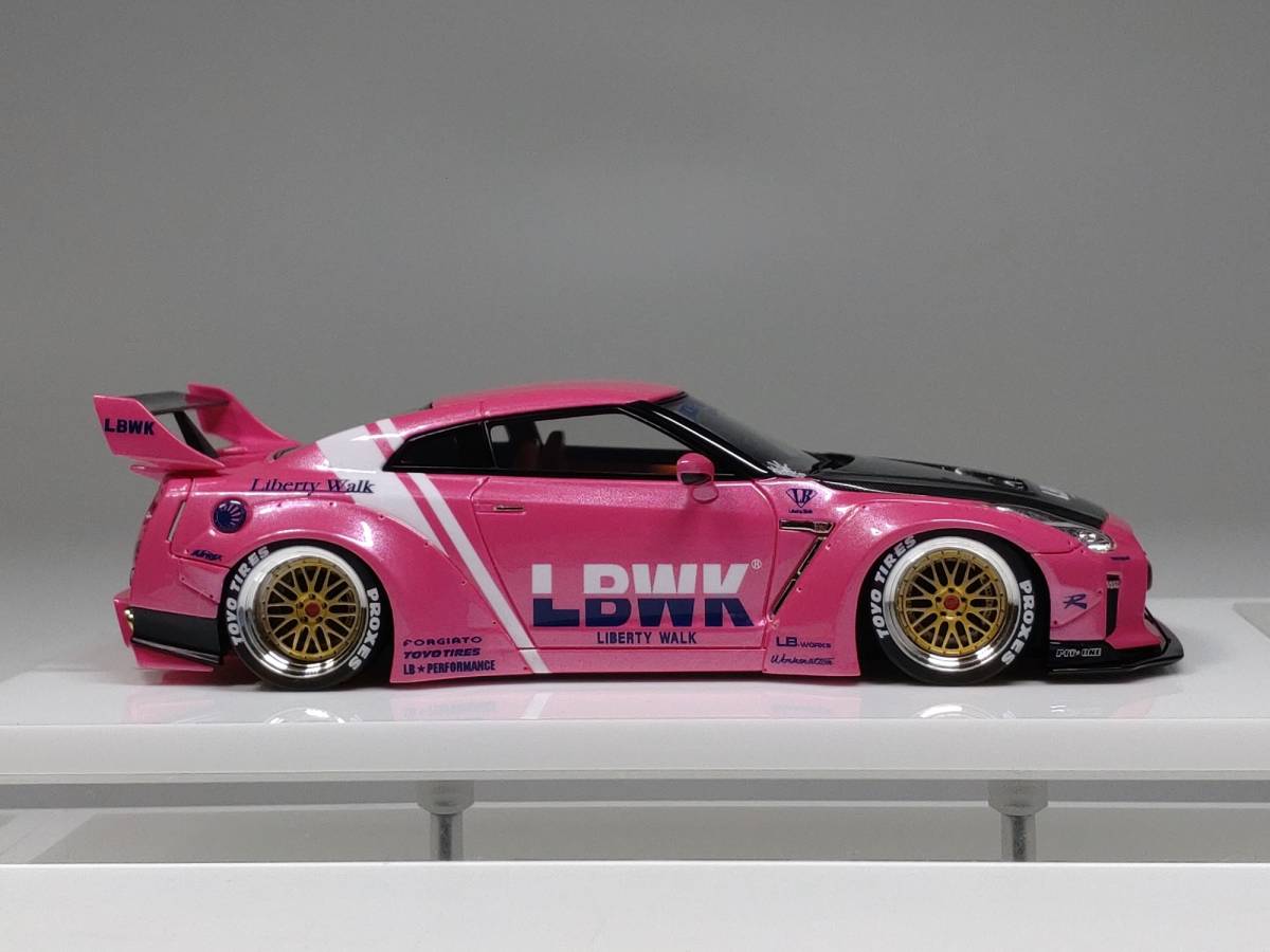 AXELLWORKS特注アイドロン(メイクアップ)1/43 LB☆WORKS GT-R Type 1.5