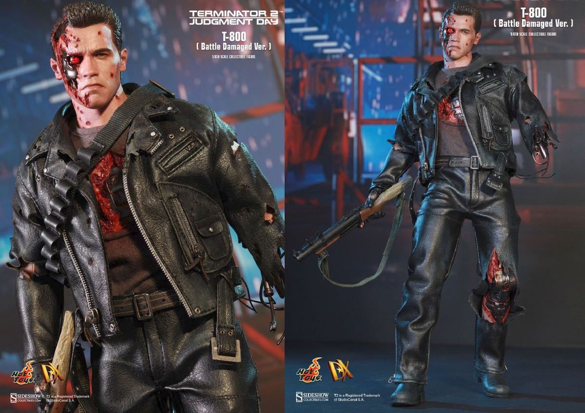 ホットトイズ DX 13 ターミネーター2 T-800 バトルダメージ版 BD 1/6