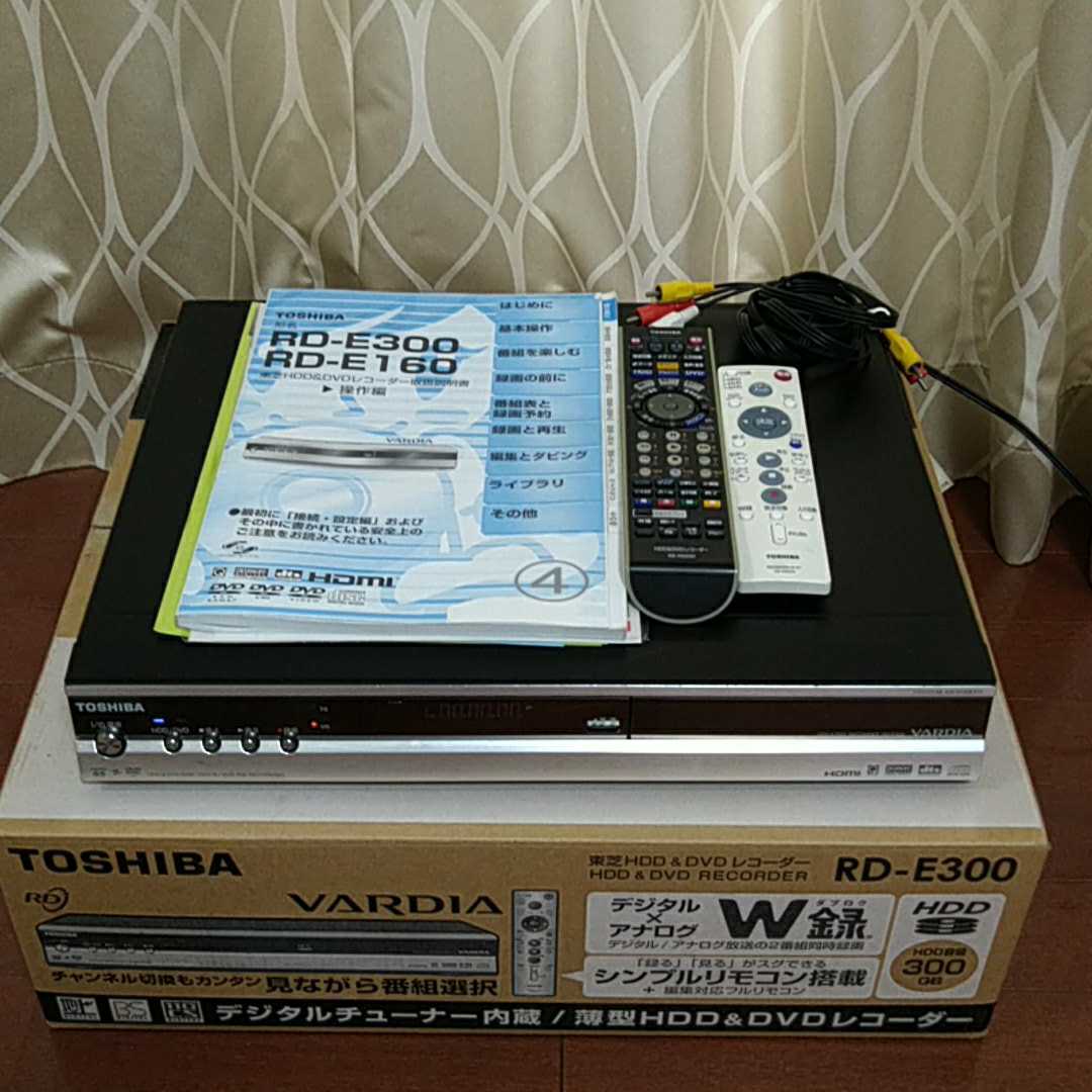 VARDIA RD-E300 ジャンク 東芝HDD&DVDレコーダー の入札履歴 - 入札者  