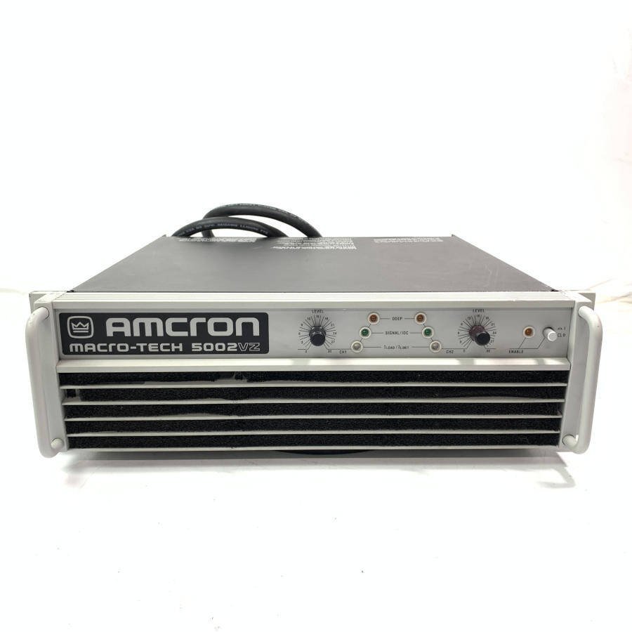 Amcron MACRO-TECH 1202 アムクロン PAアンプ ヒビノ株式会社正規輸入