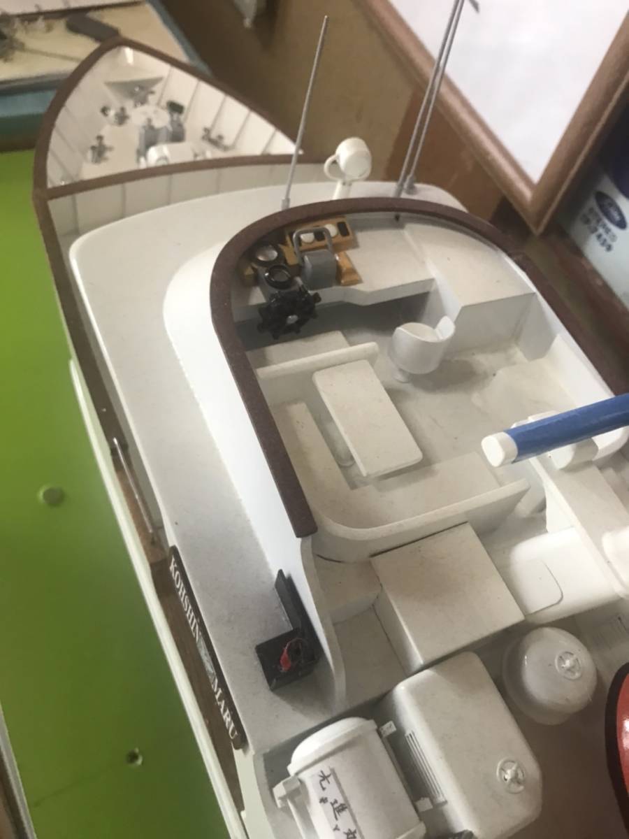 加山雄三・光進丸Ⅲ 精密木造オーダーメイド模型　1/27 全長70センチ　製作費30万円