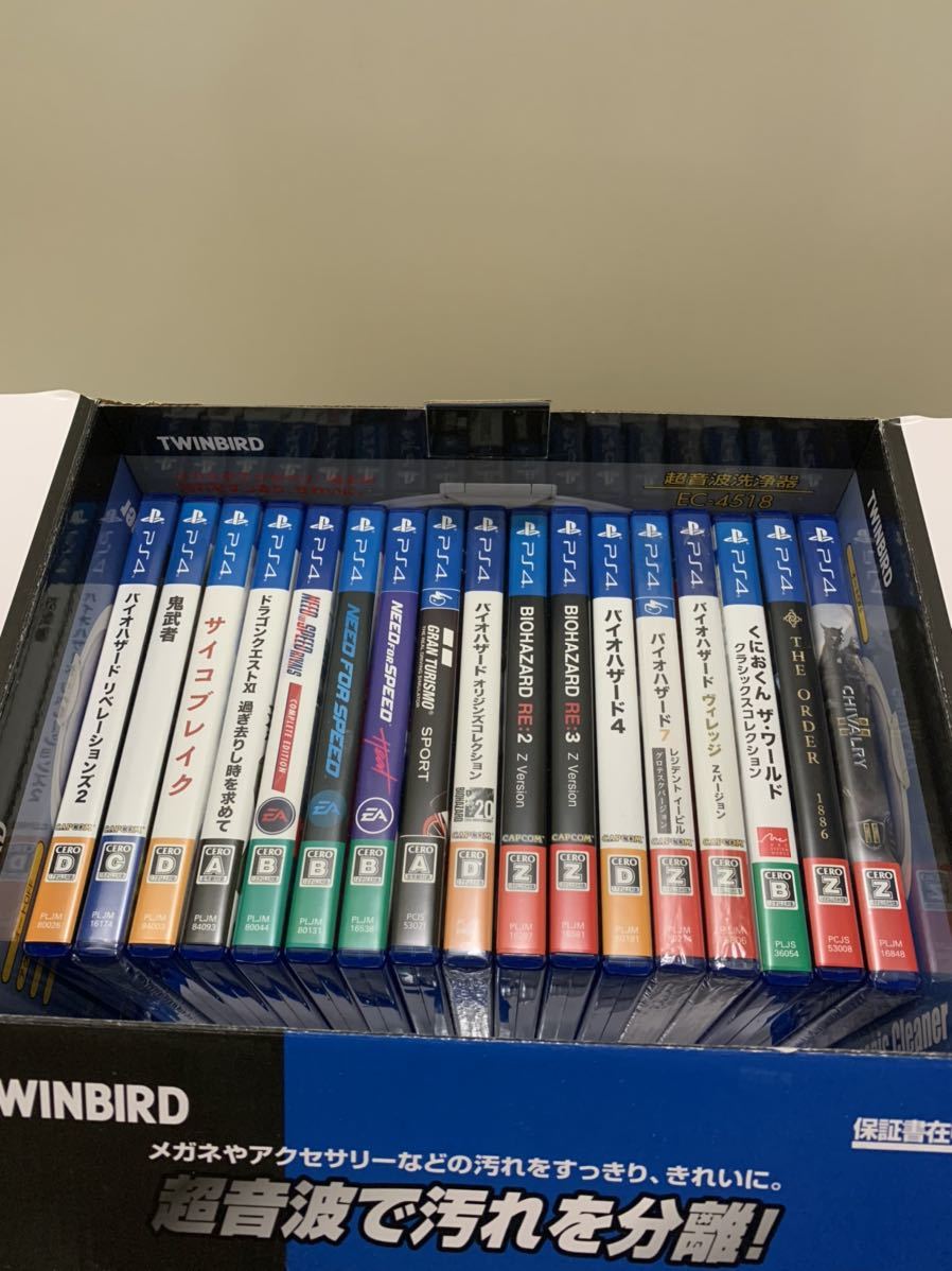 まとめ売り ソフト PS4 24本セット ドラゴンクエスト⁄バイオハザード他