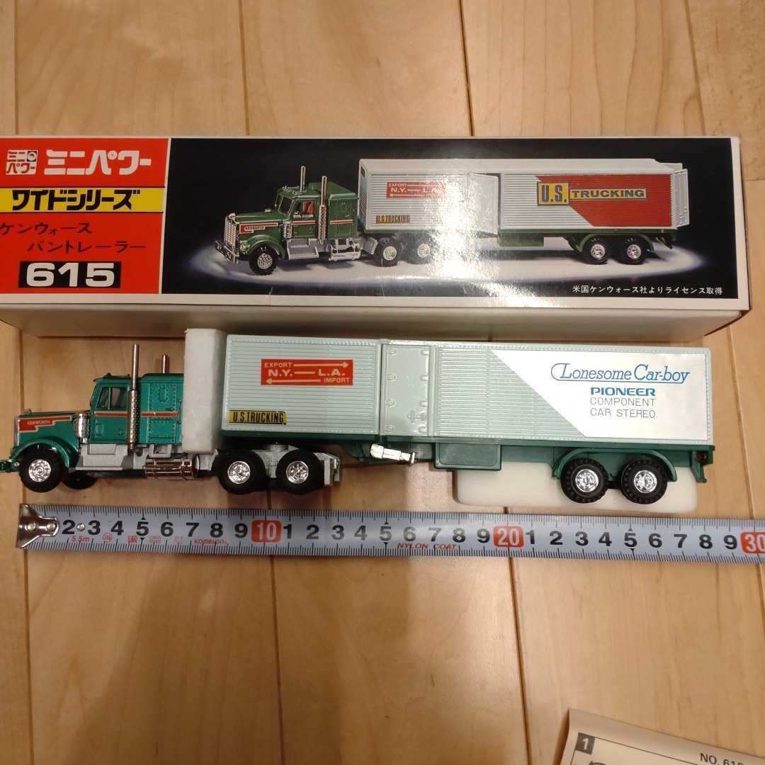 完品 シンセイ ミニパワー 1/64 ケンウォース バントレーラー MINI