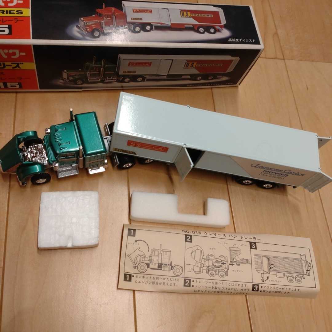 完品 シンセイ ミニパワー 1/64 ケンウォース バントレーラー MINI